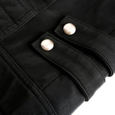 Sabastian™ | Robust Leather Biker Jacket