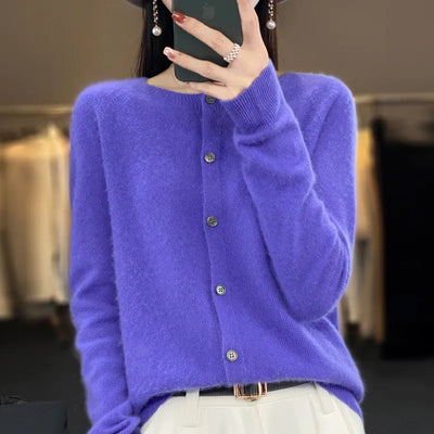 Noelle™ - Cozy Wool Cardigan