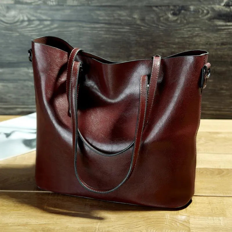 Nicole | Vintage Leather Shoulder Bag