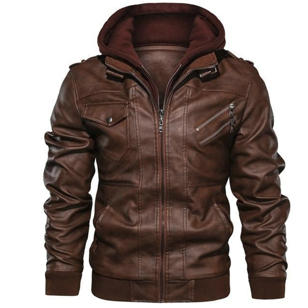 Séverin | Men's Leather Winter Jacket