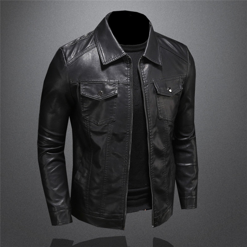 Tristan™ | Leather Motorcycle Jacket