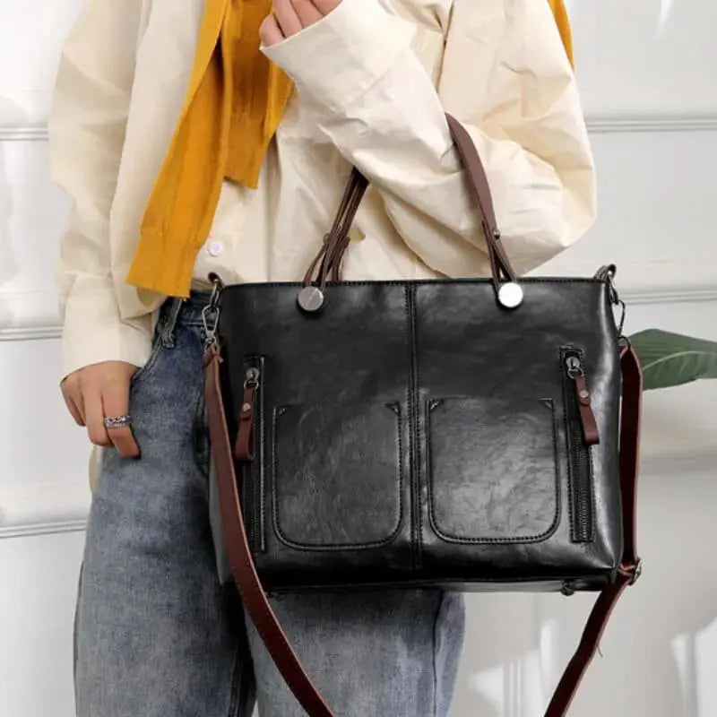 The Timeless Elegance of Erika | Leather Handbag