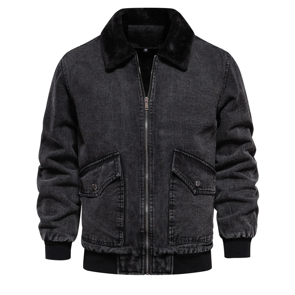 Frank™ | Denim Bomber Jacket