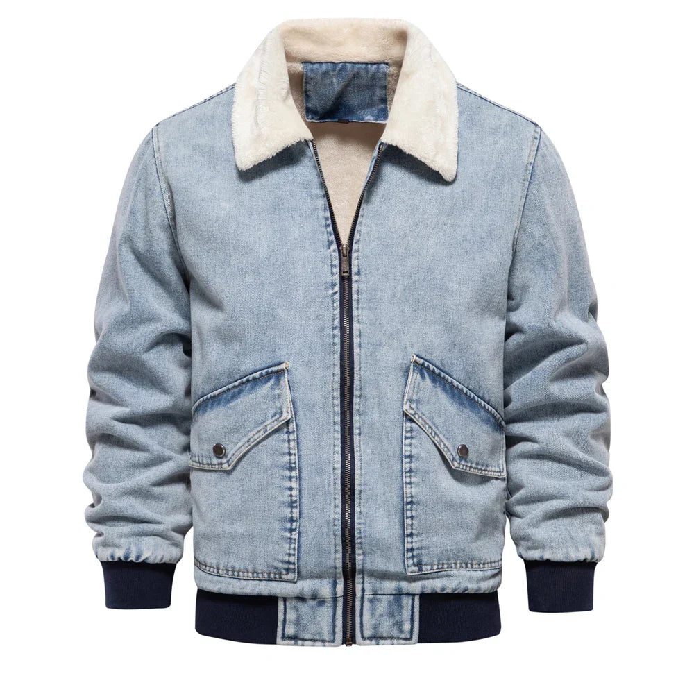 Frank™ | Denim Bomber Jacket