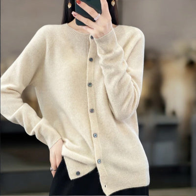 Noelle™ - Cozy Wool Cardigan