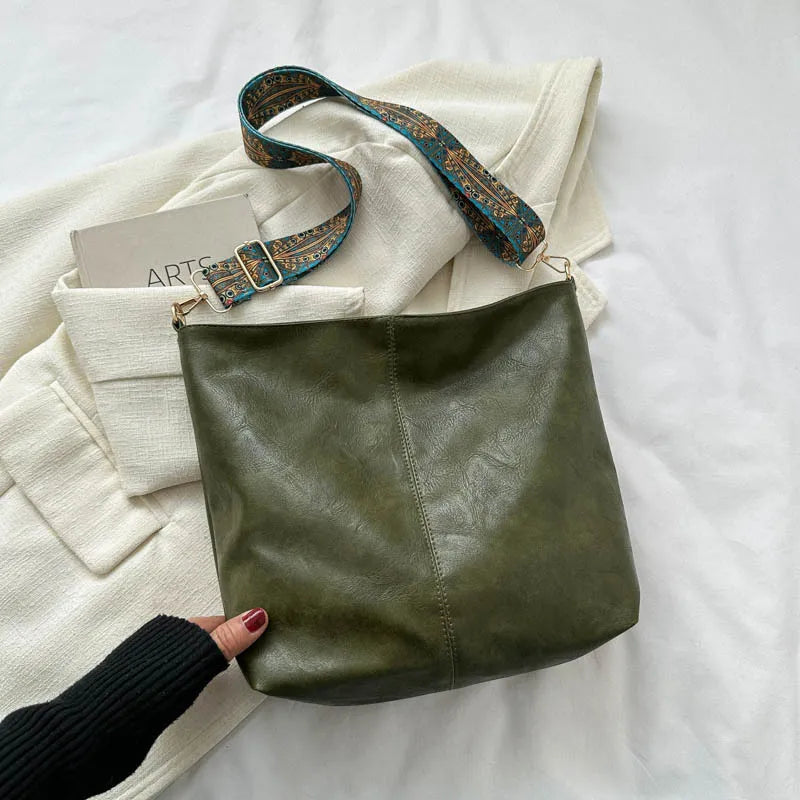 Chelsey - Vintage Leather Crossbody Bag