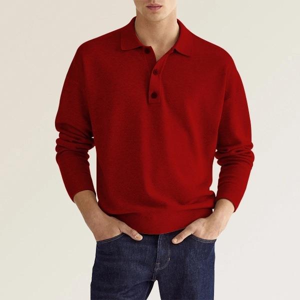 Romain | Long-Sleeve Polo Shirt